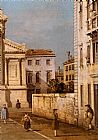 Canaletto S. Francesco Della Vigna Church And Campo painting